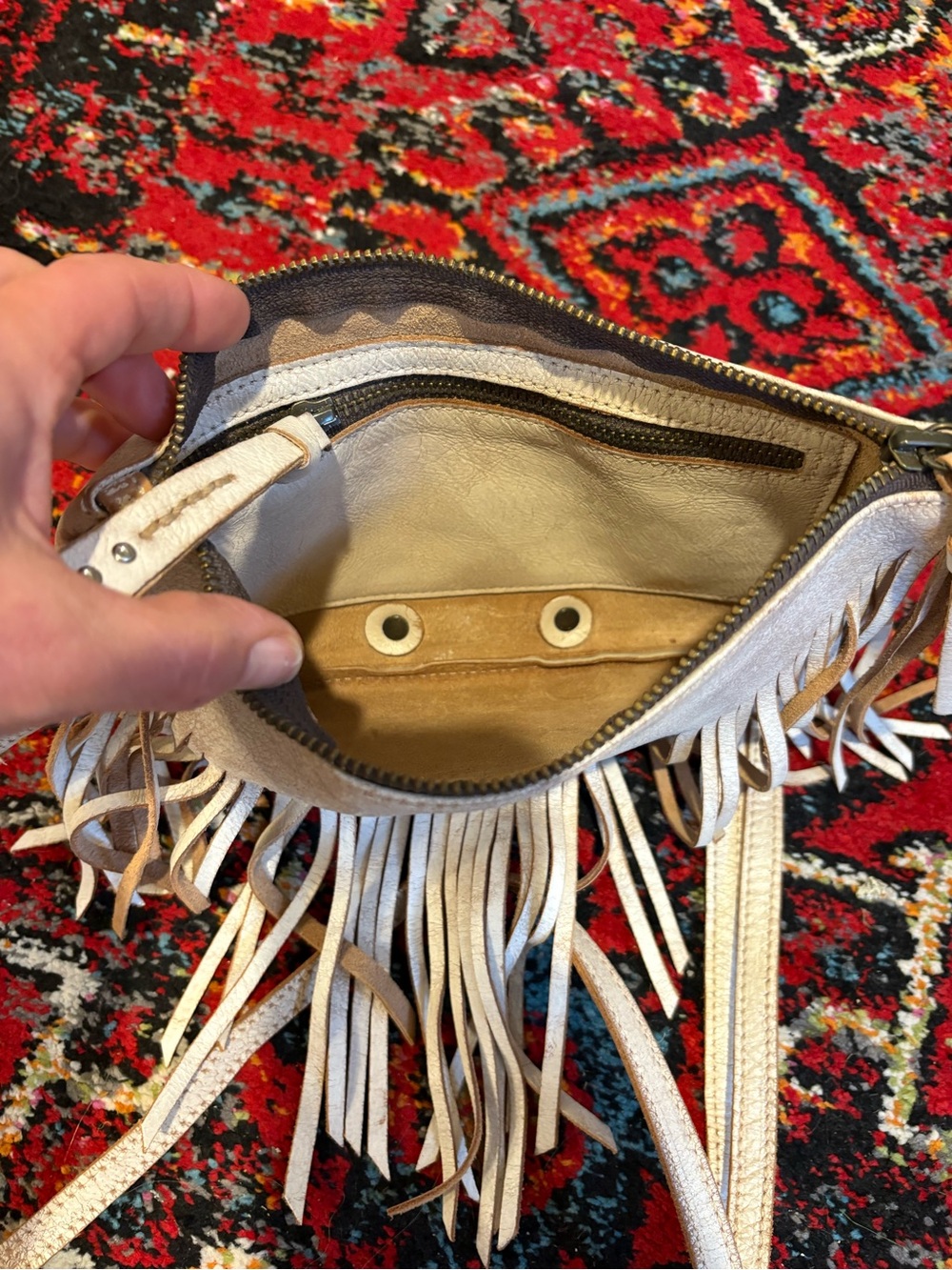 Bed Stu fringe leather crossbody - Picture 2 of 7